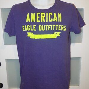 American Eagle Athletic Fit SS Purple T-shirt Size S Men's